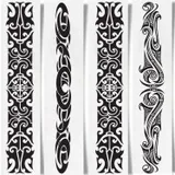 Tatouage éphémère semi permanent bracelet maori tribal