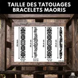 Grand tatouage éphémère maori