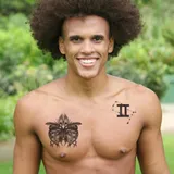 Tatouage éphémère signe zodiaque Gémeaux