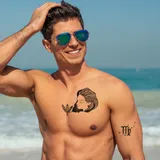 Tatouage éphémère signe zodiaque Vierge
