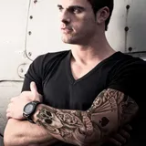 Tatouage éphémère sleeve manchette Survivor