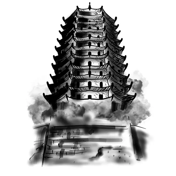 Tattoo éphémère temple
