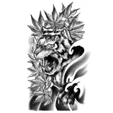 Tatouage éphémère tigre féroce