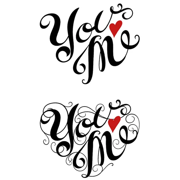 Tatouage éphémère You and Me