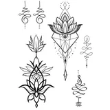 tatouage éphémère unalome