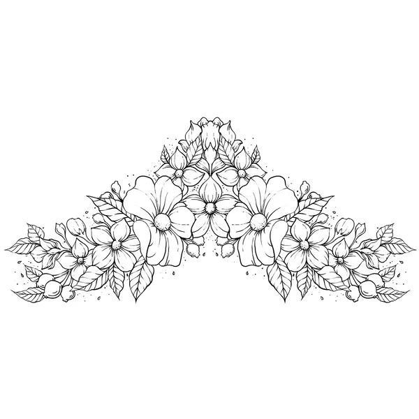 Tatouage éphémère Underboob fleur anémone
