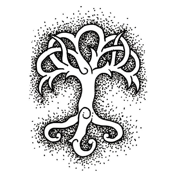 Tatouage éphémère Yggdrasil Viking