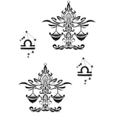 Tatouage signe zodiaque Balance