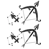 Tatouage signe zodiaque Sagittaire