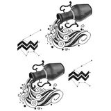 Tatouage signe zodiaque Verseau