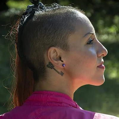 tatouage espoir clé