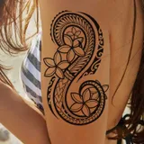 Tatouage Fleur Maori Polynésien