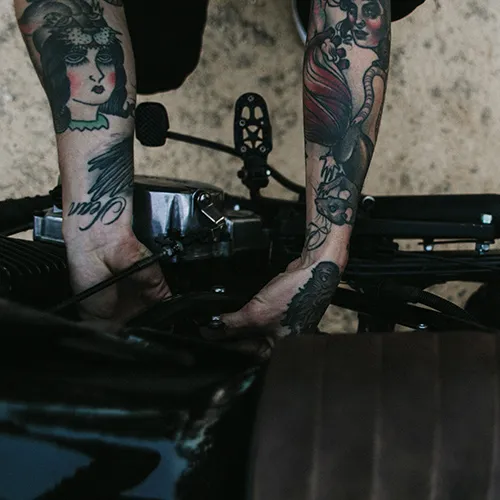 tatouage homme coloré