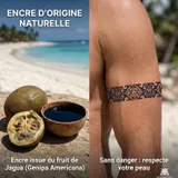 Tatouage jagua maori armband