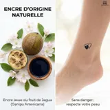 tatouage jagua coeurs
