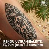 tatouage maori planches surf tortue requin