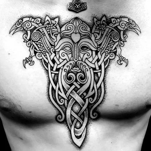 Tatouage Odin Viking