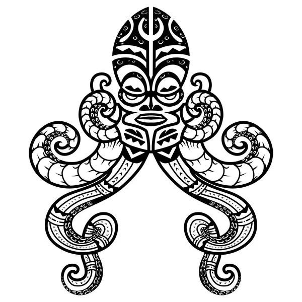 tatouage pieuvre maori