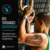 tatouage polynésien salamandre