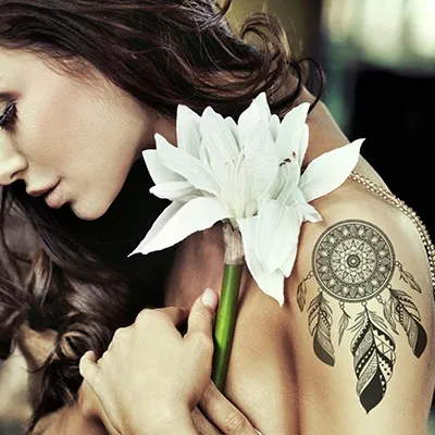 tatouage protection attrape rêves