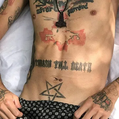 tatouage protection pentacle