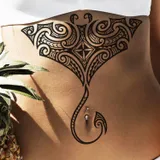 tatouage raie manta
