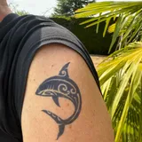 tatouage requin maori semi permanent
