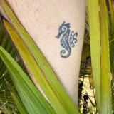 Tatouage hippocampe maori homme femme