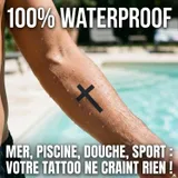 tatouage temporaire croix chretiennes waterproof
