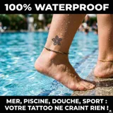 tatouage temporaire fleur maori waterproof