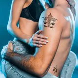 Tatouage temporaire signe zodiaque Balance