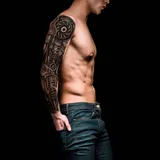 Faux tatouage sleeve manchette mécanique