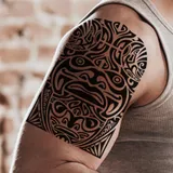 tatouage temporaire totem maori
