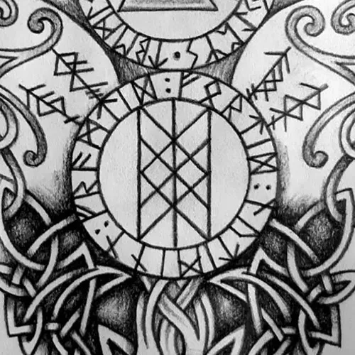 Tatouage toile de Wyrd Viking