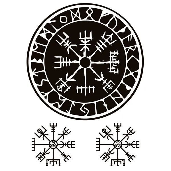 Tatouage Vegvisir boussole Viking