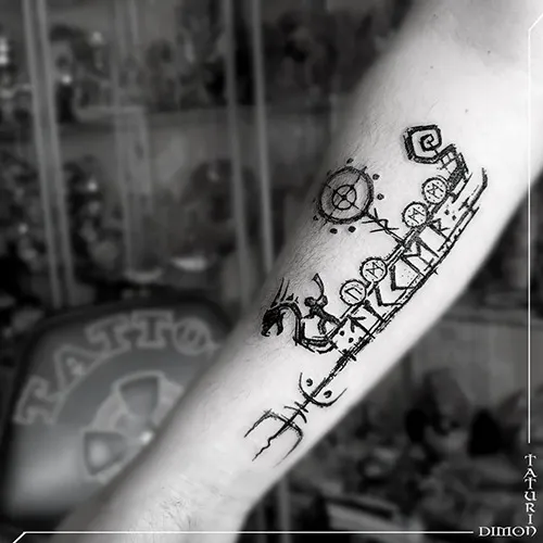 Tatouage Drakkar Viking