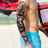 Tatouage éphémère sleeve manchette navire