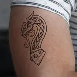 Tattoo éphémère Dragon Viking