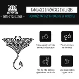 tattoo raie manta tribal