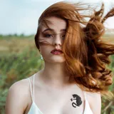 Tattoo éphémère chat et papillon