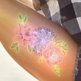 Tatouage Mandala et fleurs - Lot de 3 tatouages éphémères - visuel 5