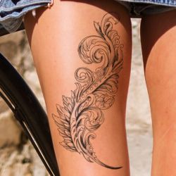 tatouage éphémère Filigrane