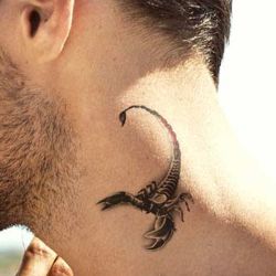Tatouage temporaire scorpion