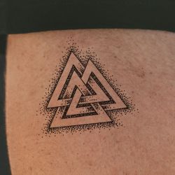 Tattoo éphémère Valknut Viking