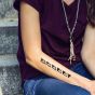 tatouage éphémère triangles