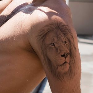 Tatouage éphémère Lion