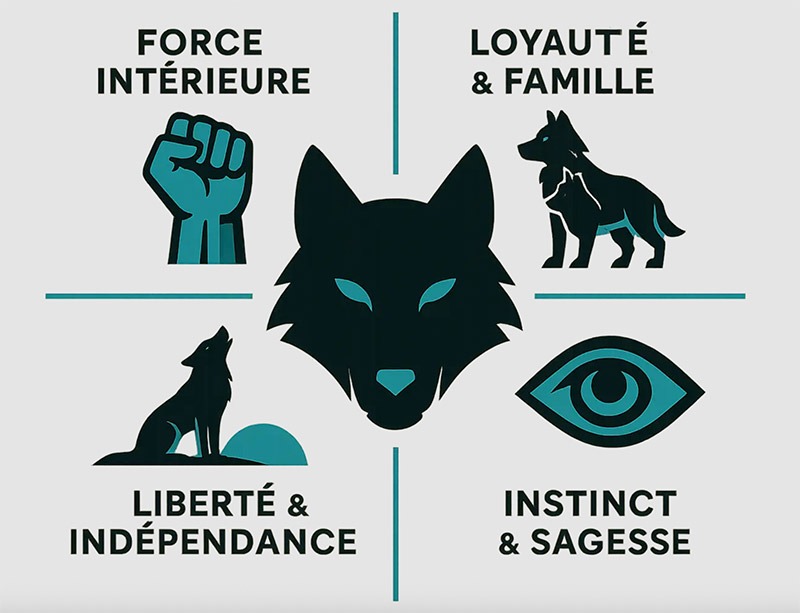 significaton tatouage loup