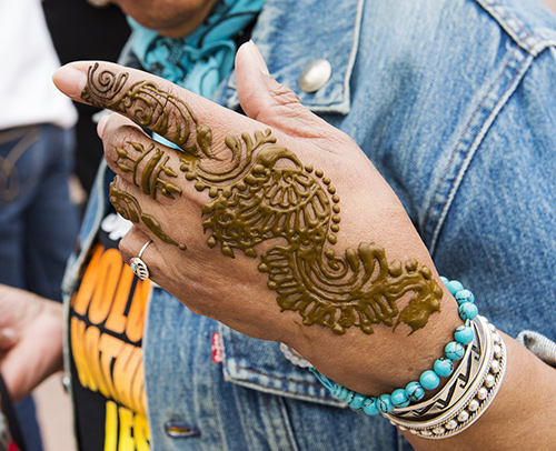 séchage tatouage henné