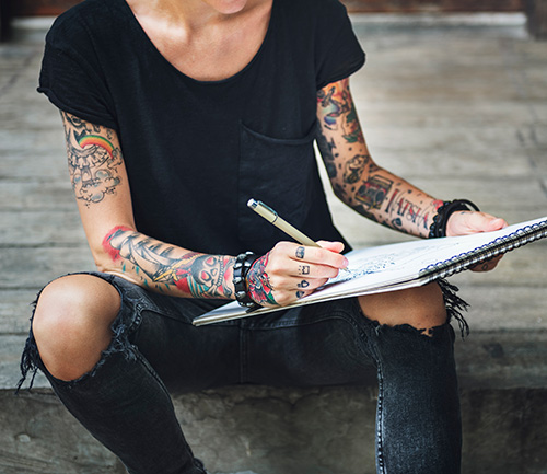 tatouage femme bras