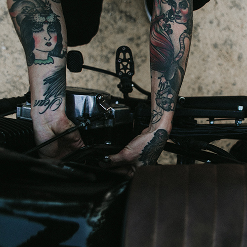 tatouage homme coloré